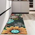 thumbnail image 4 of Pioneer Flower Floral Print Pattern Kitchen Rug Mat,Kitchen Runner Rugs Non Skid Washable,Decorative Kitchen Floor Mats for Kitchen,Sink,Laundry,17"X47", 4 of 5