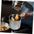 thumbnail image 4 of GFDYREE 1 Set Stainless Steel Fryer Frying Pan Griddles Deep Fryer Small Deep Fryers Milk Pot Multifunction, 4 of 7