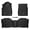 Black, variant on 3D Rubber TPE All Season Rear Trunk Mat Cargo Anti-Slip Liner Fit for 2023-2024 Honda HR-V HRV