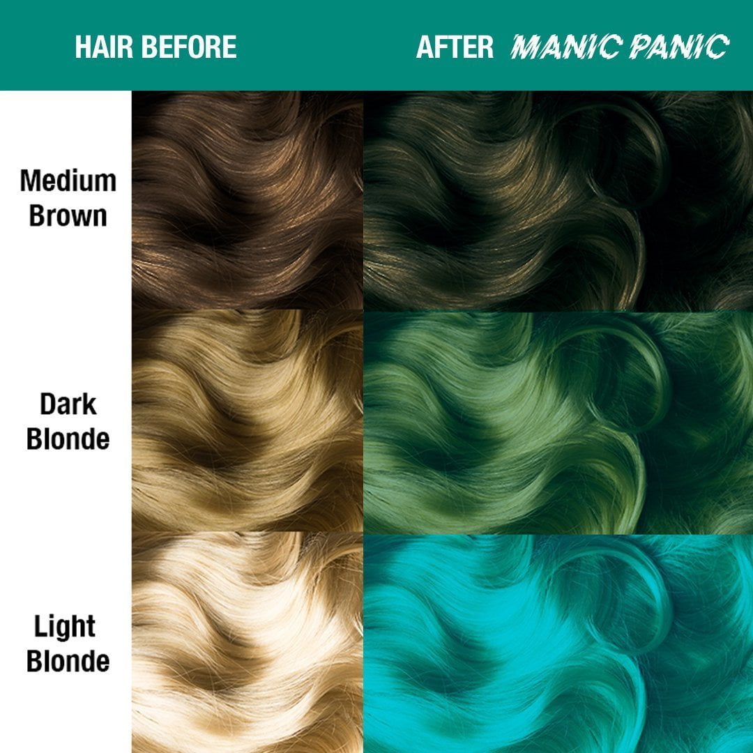 Manic Panic Semi-Permanent Hair Color Cream, Mermaid 4 oz - Walmart.com
