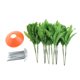 thumbnail image 4 of Estacas de zanahoria para jardín de Pascua, hojas artificiales, decoración de Pascua, zanahorias para jardín de Pascua 12 piezas, 4 of 9
