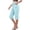 Light Blue, variant on Women Wide Leg Palazzo Capri Pants Loose High Waisted Casual Flowy Fold Hem Cropped Pants 2026 Summer Beach Work Trousers