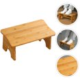 thumbnail image 3 of Miangastore Multifunctional Toilet Stool Step Stool Office Step Stool Wooden Toilet Stool Nonslip Stool, 3 of 7
