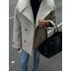 thumbnail image 3 of Abrigos informales de doble botonadura para mujer, chaquetas de manga larga con bolsillos y solapa grande, ropa de calle elegante para mujer, Otoño, 2024, 3 of 5