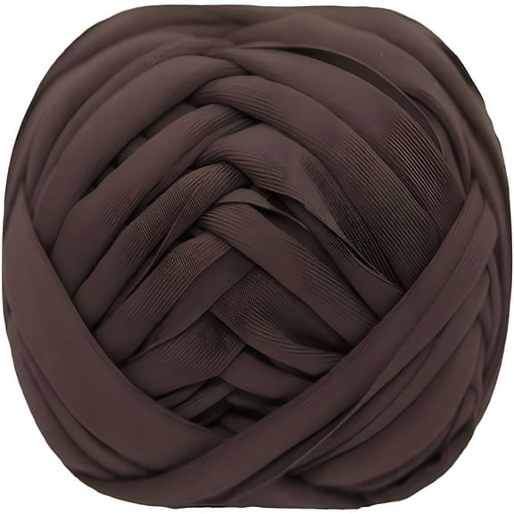 AUQ 1Roll T-Shirt Yarn Knitting Yarn Fabric Crochet Cloth for Summer Hand DIY Bag Blanket Cushion Crocheting Projects 100g