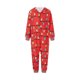 thumbnail image 4 of Pijamas familiares navideños a juego, pijamas familiares con estampado de luces de hadas, pijamas navideños con cremallera frontal., 4 of 9
