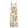 thumbnail image 4 of Fun And Playful Duck Design Sleeveless Dress Woman Fashion Long Dresses Women's Summer Suit Dress 2025, 4 of 7