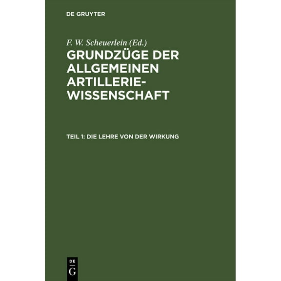Die Lehre von der Wirkung, (Hardcover)
