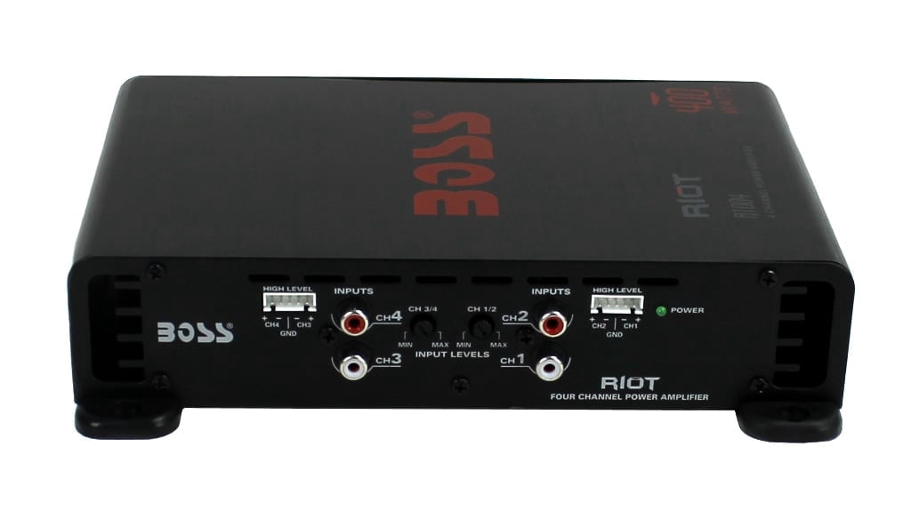 BOSS Audio Systems, Car Audio Amplifier, R1004, 400W 4 Channel