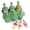 Green, variant on Red 6-Cavity 2oz Food-Grade Silicone Ice Pop Maker