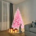 thumbnail image 6 of FAMTKT 6Ft Pink Christmas Tree, Full Artificial Holiday Decorations for Home, Office, Party Decoration w/ 1000 Branch Tips, 6 of 6