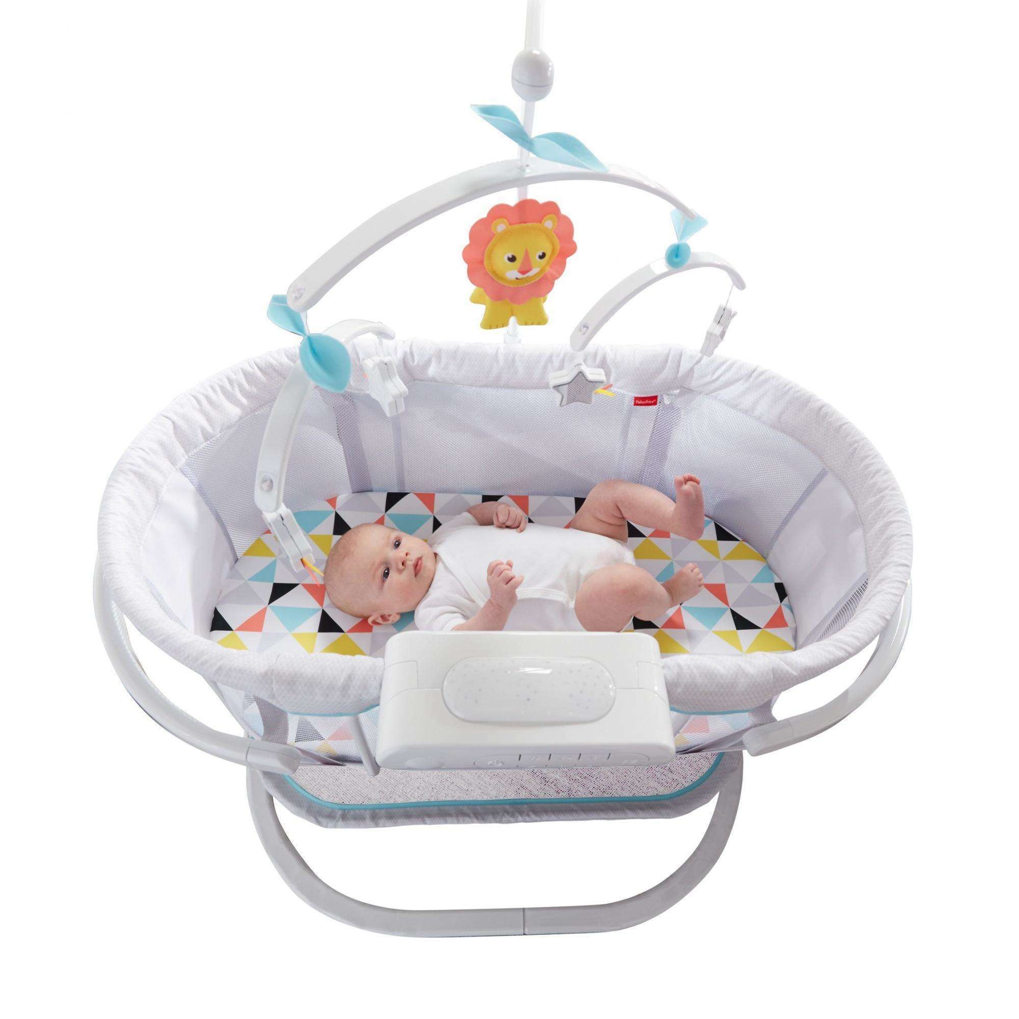 fisher price moving bassinet