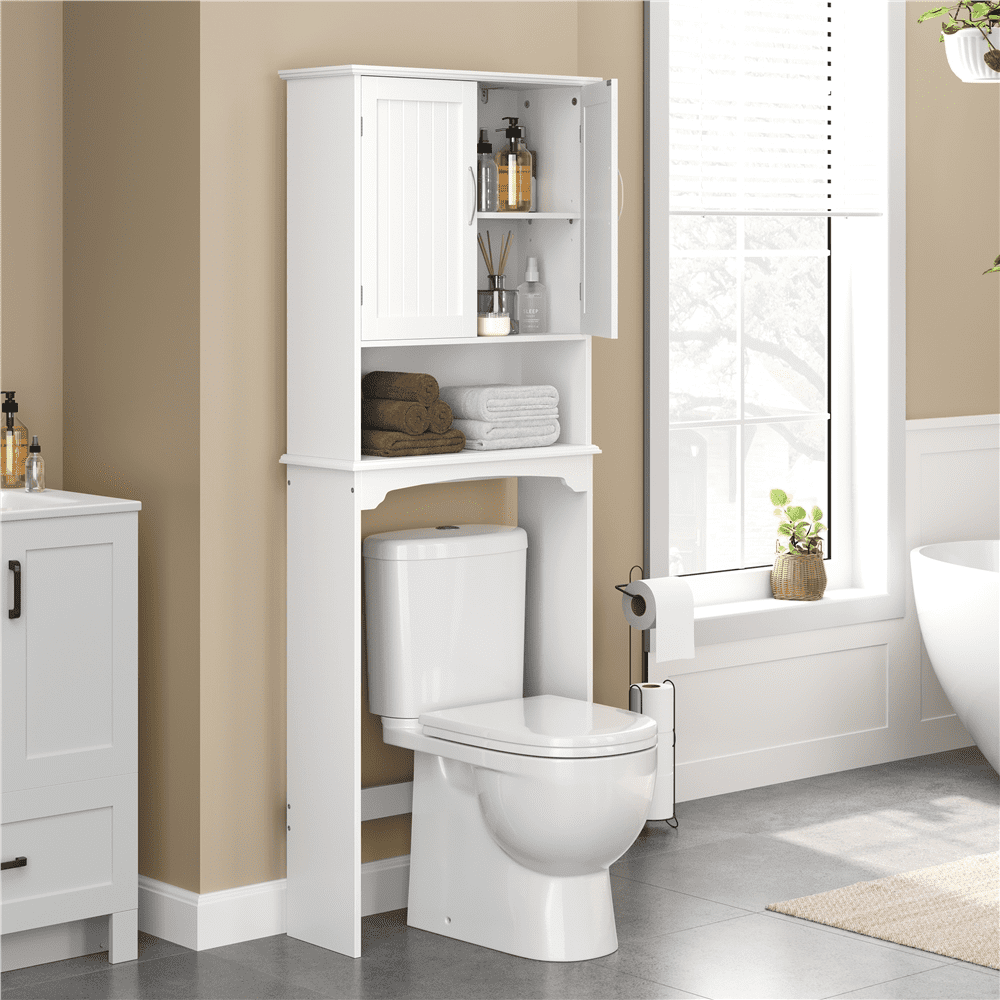 Renwick Bathroom Cabinet with Adjustable Shelf for Bathroom White