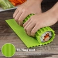 thumbnail image 2 of MODANU Sushi Making Kit, Silicone Sushi Mat Sushi Rolling Mat for Beginner Sushi Kids, 8.6 x 7.8 inch-Green, 2 of 6