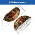 thumbnail image 2 of PhooArto 6 Pcs Cup Drawer Pulls, Mushrooms and Butterfly Shell Shape Handles Cabinet Knobs for Dresser Cupboard Closet Wardrobe with Screws, 2 of 7