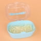 thumbnail image 2 of Methold Reemplazo de jaula portátil para ratón, reutilizable, lavable, Color sólido, tapa transparente, viaje, mascota, porta ratones, Aseo de mascotas Azul, 2 of 6