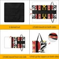 thumbnail image 3 of Bohemian Pattern Waterproof Picnic Blanket with Foldable Zipper, Suitable for Outdoor Use, Suitable for Travel, Camping, Beaches, Parks, Grasslands, Picnic Blanket Accessories, 3 of 7