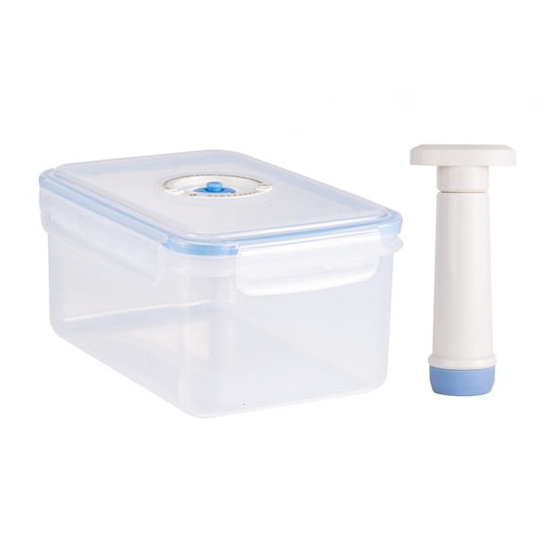 Contenedor de vacío apilable, hermético, para refrigerador, para alimentos, sellado, para horno 2.2L