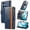 Darkblue, variant on Compatible with Moto G Stylus 5G (2025) Wallet Case, Vintage PU Leather Classic Magnetic Clasp Flip Kickstand Folio Case with Card Holders RFID Blocking [Shockproof TPU Inner Shell] Phone Cover,Red