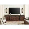 thumbnail image 2 of WAMPAT Modern Farmhouse TV Stand for up to 85" TVs Wood Entertainment Center with Drawers and Adjustable Shelf for Living Room, Rustic Brown, 2 of 6
