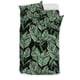 thumbnail image 1 of Juego de cama Pl09 con estampado de hojas de palmera, 1 of 5