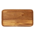 thumbnail image 1 of Serving Tray, Rectangular Solid Wood Flat Bottom Plate, Fruit Plate, Saucer, Tea Tray, Dessert Plate-Small, 1 of 10