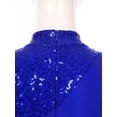 thumbnail image 7 of iiniim Women's Sequin Lyrical Contemporary Ballet Dance Dress Irregular Dancewear Royal Blue L, 7 of 7