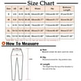 thumbnail image 3 of Jxximdong Pants for Women Women's Pocket Cotton Linen Fashion Solid Color Pants Slim Casual Long Pants Blue XXL Trousers, 3 of 5