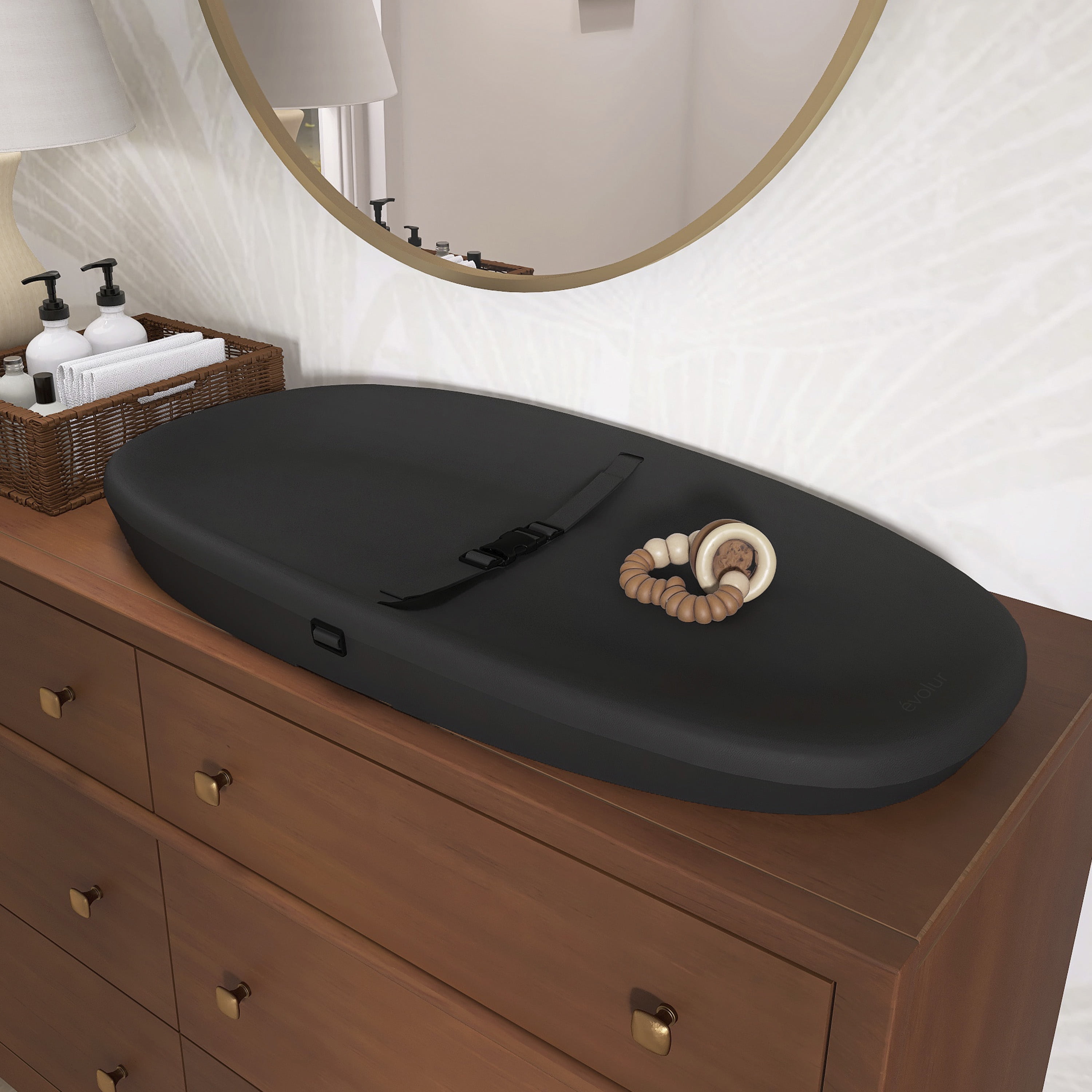 Evolur Eva Changing Pad, Black