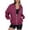 *Wine, variant on ClodeEU Zip Up Jackets For Womens, Long Sleeve Sweatshirts ,Fall Outerwear with Pockets Blue,Womens Plus L