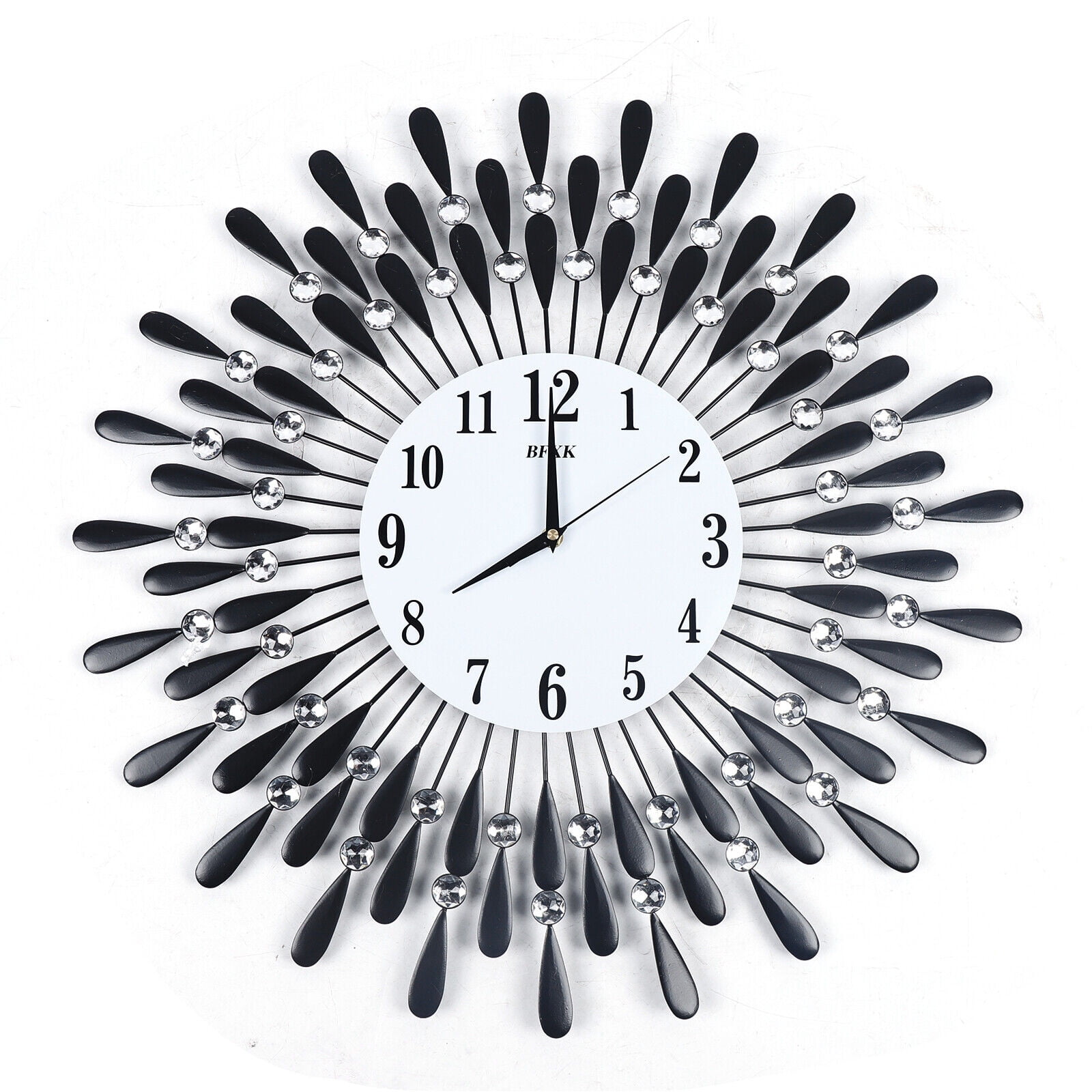 24.5inch Large Analog Wall Clock Modern Decorative Clock for Living