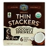 (Price/case)Lundberg Family Farms - Stackers Dark Chocolate Coconut - Case of 6 - 3.4 OZ