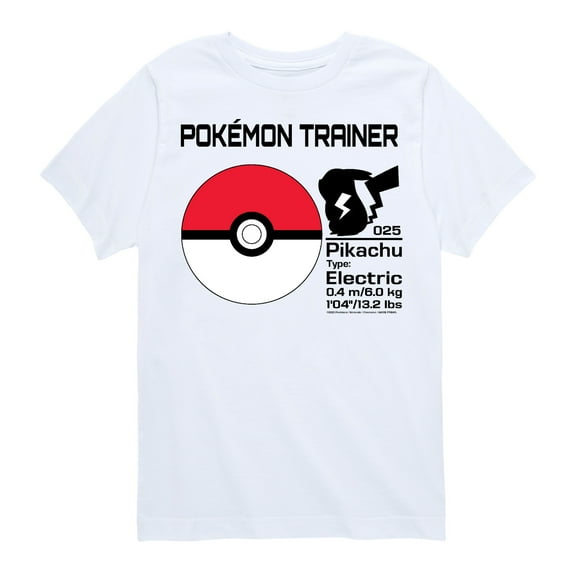 Pokémon - Pokeball Trainer - Youth Short Sleeve Graphic T- Shirt