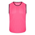 thumbnail image 3 of Jhaoyu Men's Mesh Active Tank Top Basketball Jersey Vest Muscle Exercise T-shirt See Through Night Hot Pink L, 3 of 7