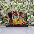 thumbnail image 4 of Ram Darbar Statue in Resin Hand Painted Ramdarbar Idol Lord Rama, Lord Hanuman, Lord Lakshman, Sita MATA Idol Ram Family Statue Hindu God Goddess Statue Ram Darbar Figurine Home - AtoZ India Cart, 4 of 5