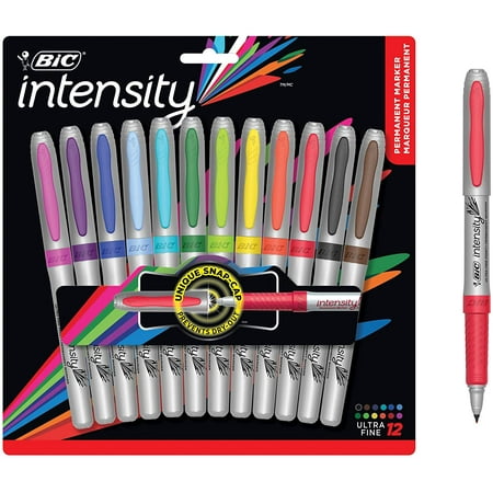 BIC GPMUP12-AST Marking Colour Collection Permanent Marker, Assorted