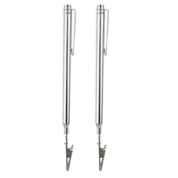 Pinza de cocodrilo telescópica,Pinza cocodrilo extensible,Clip de cocodrilo telescópico,Conector de pinza de cocodrilo Terminal eléctrico,Varilla Telescópica Extensible