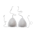 thumbnail image 4 of Womens Bikini Top X Back Self Tie Supportive Bathing Suit Top Athletic Swimwear Top Only, 4 of 4