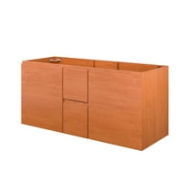 Vanity Cabinet (Sink not included), Cherry Walnut, Melamine Wood , Hotel Bedroom Bathroom, Modern Contemporary HB34273