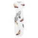 thumbnail image 4 of ICHUANYI Clearance Women's Dresses Summer Casual Rounk Neck Short Sleeve Pockets Printing Long Dress(White, XXL) ICHUANYI WER2023081110592, 4 of 5