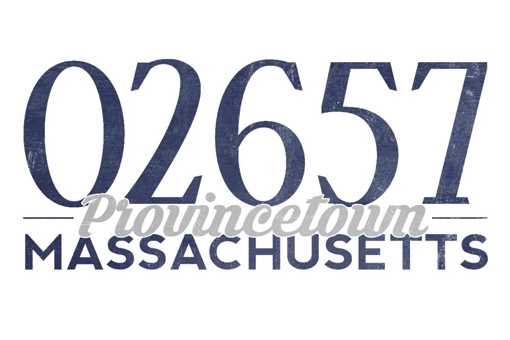 Provincetown, Massachusetts, Local Zip Code (9x12 Wall Art Print, Home