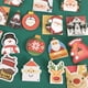 thumbnail image 3 of Tarjeta de Navidad de dibujos animados para Año Nuevo, tarjeta de Nochebuena, tarjeta de felicitación para regalos, 3 of 6