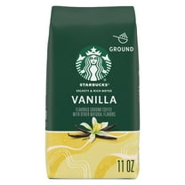 Starbucks Arabica Beans Vanilla,  Naturally Flavored, Ground Coffee, 11 oz