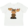 thumbnail image 3 of Inktastic Christmas Moose Lights Boys or Girls Toddler T-Shirt, 3 of 5