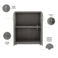 thumbnail image 3 of Universal Floor Storage Cabinet with Doors in Platinum Gray - Engineered Wood, 3 of 9