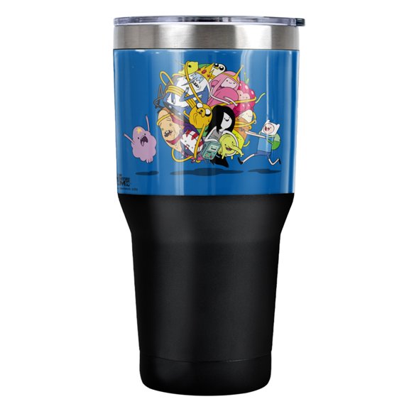 Adventure Time Glob Ball Stainless Steel Tumbler 30 oz Coffee Travel Cup, Vacuum Insulated & Double Wall with Leakproof Sliding Lid