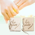 thumbnail image 2 of ZPSHYD 2 pièces livrets de vu de fête de cérémonie de Mariage, Accessoires de Livre de serment Accessoires de décoration Accessoires de Journal faveurs de Mariage(Type 3), 2 of 8