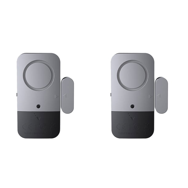 Yuarrent Alarma para ventana de puerta, sistema de protección de seguridad para el hogar de 120dB, Detector independiente de puerta abierta/cerrada, Conjuntos de muebles de dormitorio 2 piezas Yuarrent HA083632-02