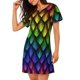 thumbnail image 2 of Balery Dragon Scales Camisón de manga corta con cuello redondo para mujer, cómodo y elegante., 2 of 6