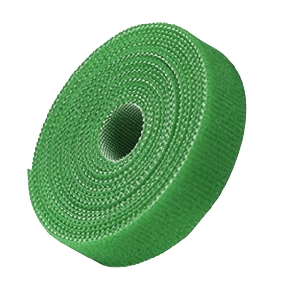 1 Roll Extra Wide Hook and Loop Plant Ties, 0.78 in x 16.4 ft Reusable Soft Garden Tape for Climbing Plants, Monstera, Tomatoes & Vines, Cut-to-Length Weatherproof Plant Support Straps